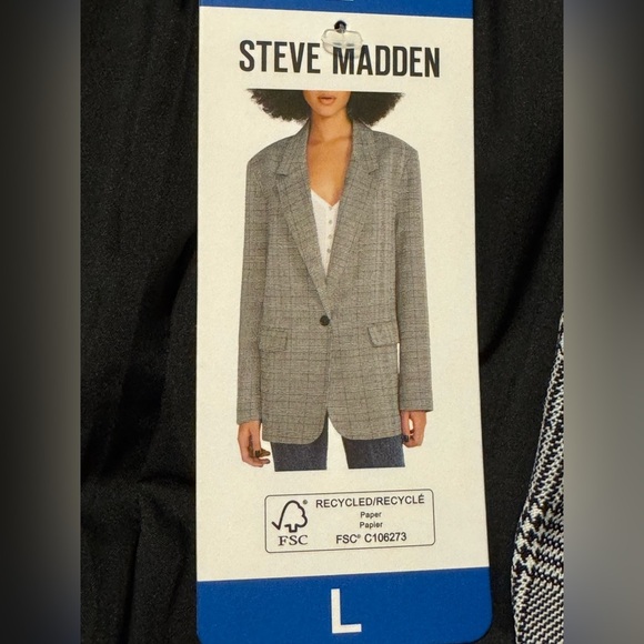 Steve Madden Easy Fit Blazer - Picture 8 of 9